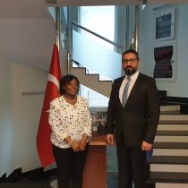 Tanzanya Büyükelçisi Prof. Elizabeth K. Kiondo ile görüşme