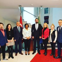Tanzanya Büyükelçisi Prof. Elizabeth K. Kiondo ile görüşme