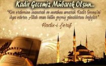 Kadir Gecemiz Mübarek Olsun
