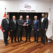 Corendon Havayolları yetkilisi ile birlikte ATO ziyaretimiz